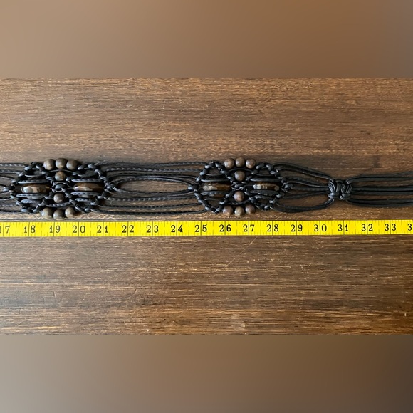 💥2 for 1💥 Elegant Beaded Macrame Boho Belt - Picture 4 of 5